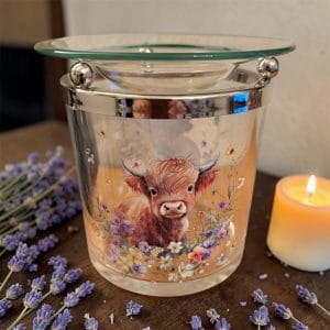 Highland Cow Tealight Wax Melter 10cm